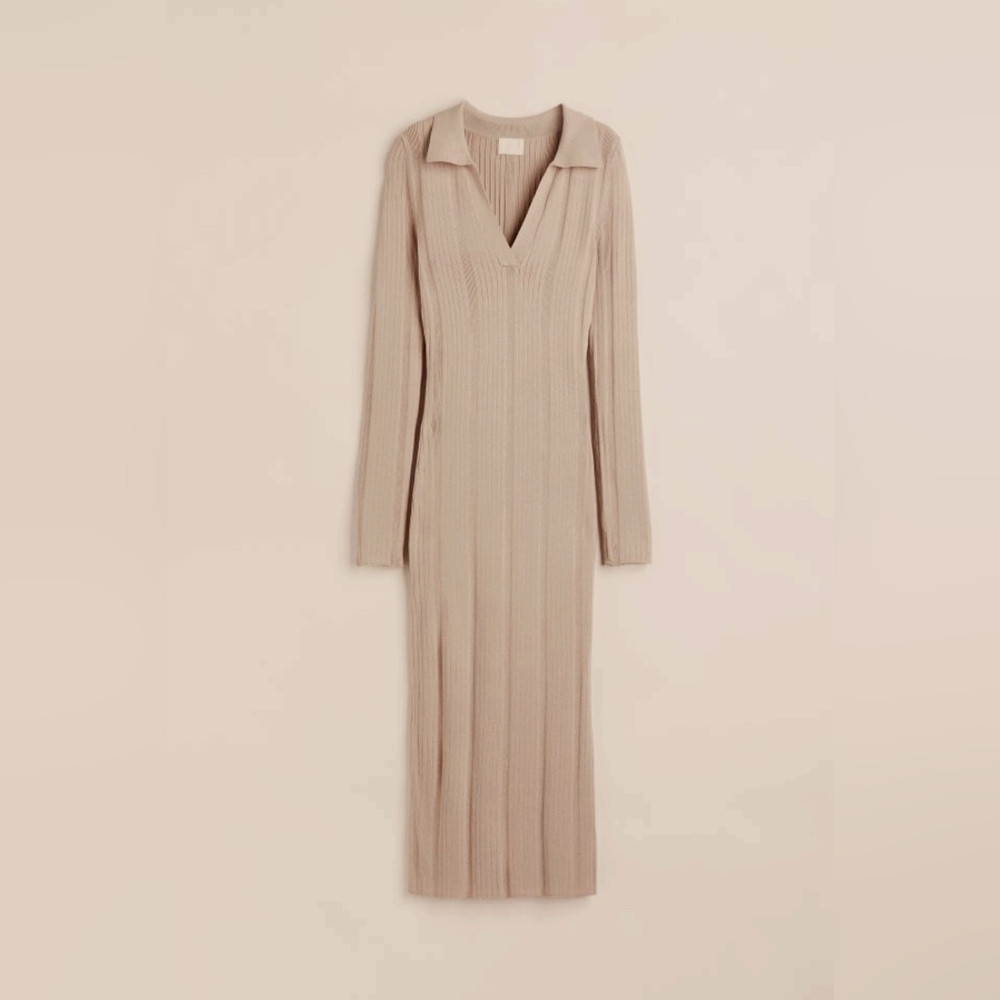 H&M | Ribbed Bodycon Dress | XL